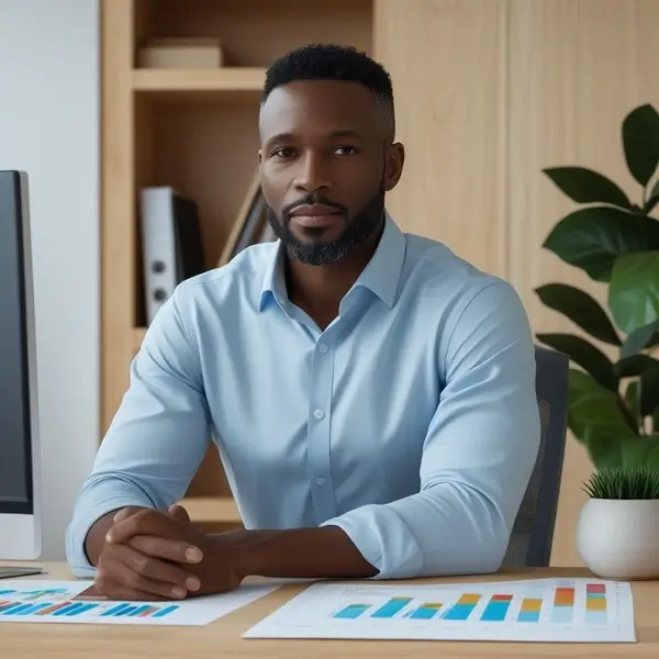 Professional image of Ayo Johnson, Research Analyst at TrendMeadow