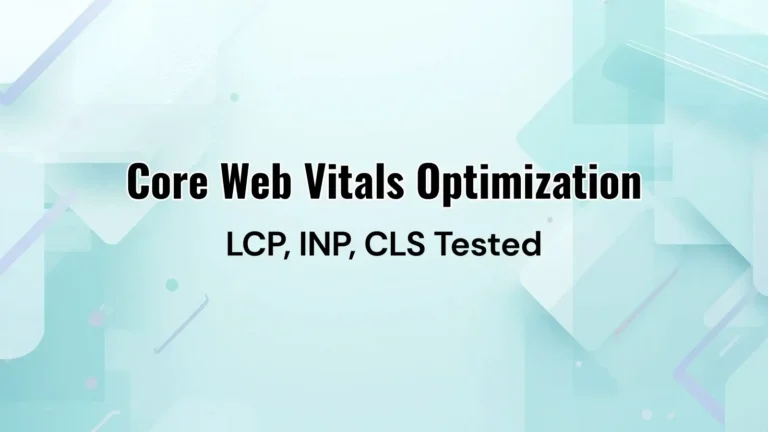 Core Web Vitals Optimization - FlyingPress vs NitroPack vs Swift Performance tested for speed, stability, and ranking improvements.