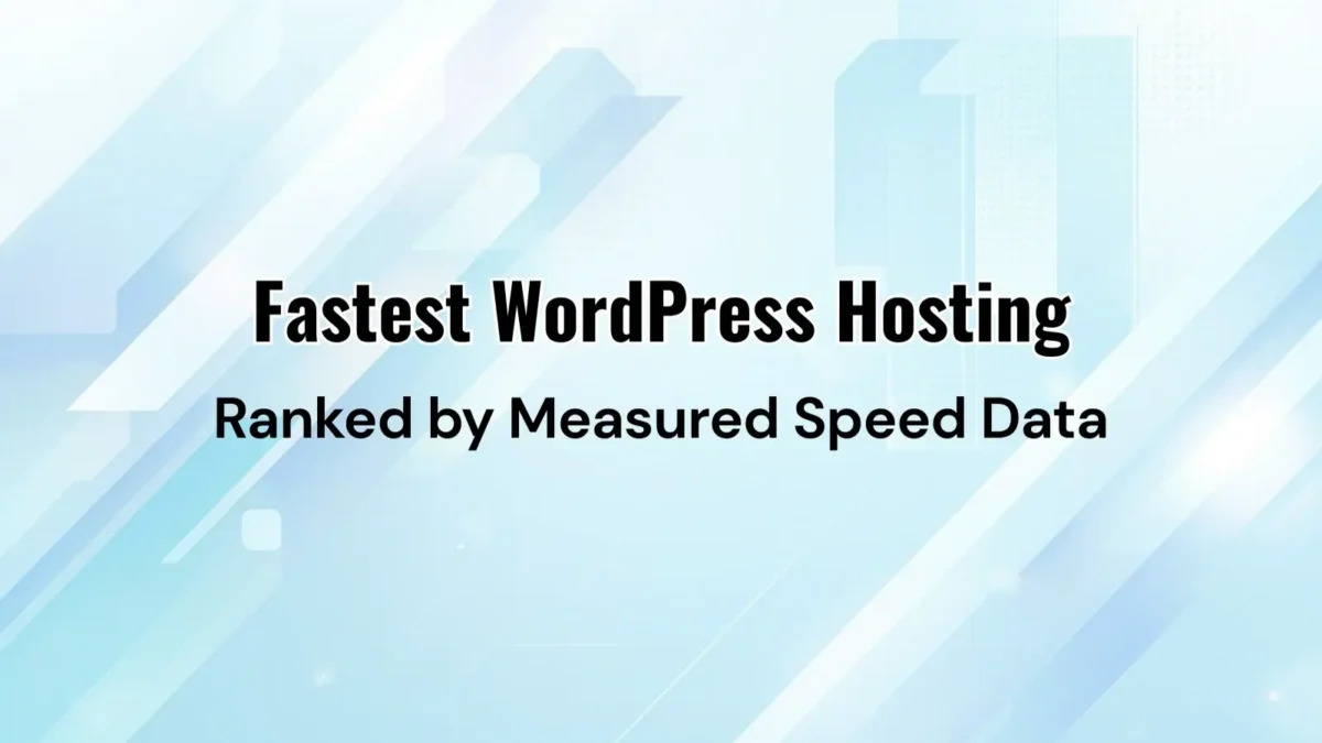 Comparison chart showcasing the Fastest WordPress Hosting results with ultimate speed performance rankings and benchmarks.
