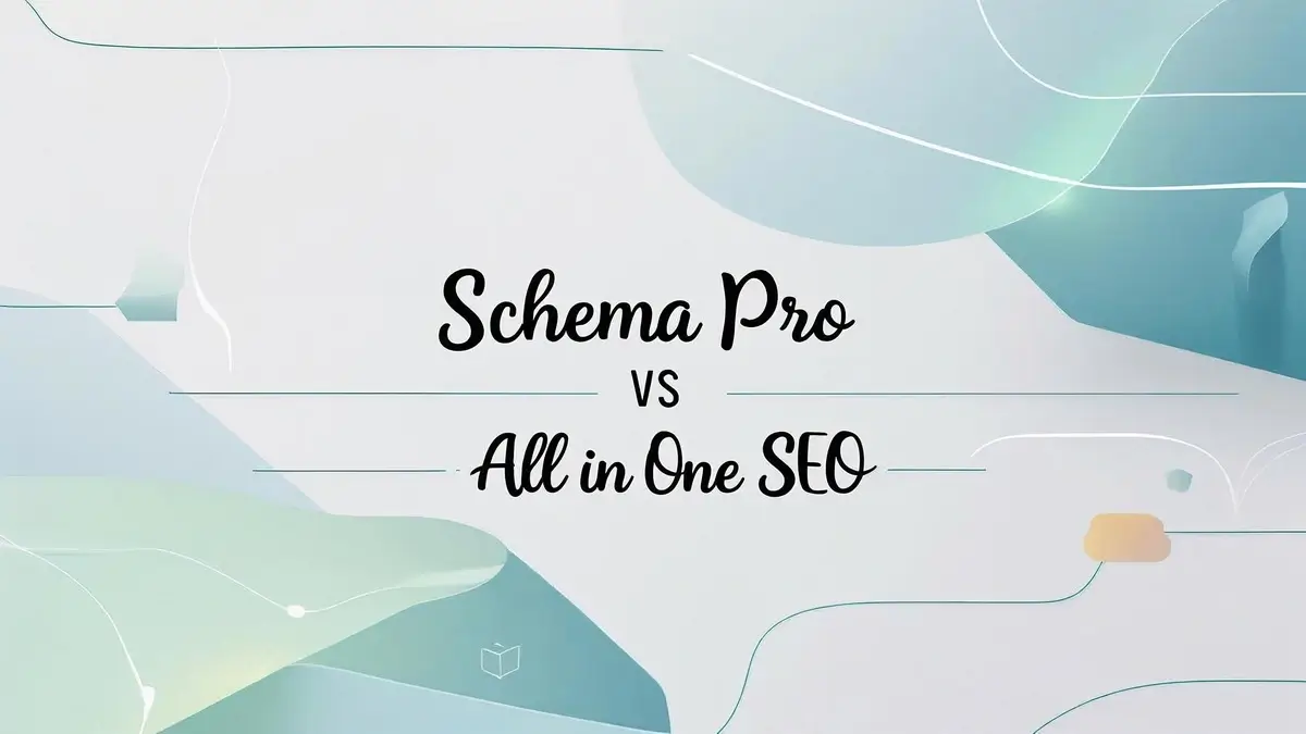 Schema Pro vs All in One SEO plugin comparison interface highlighting schema markup types and automation settings - Schema Pro vs AIOSEO