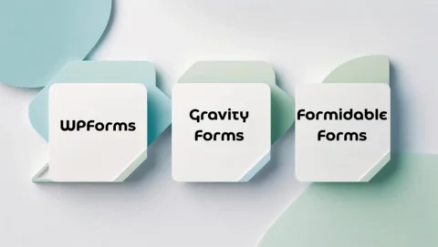 Comparison of the Best WordPress Form Plugins 2025 – WPForms, Gravity Forms, and Formidable Forms – with performance, features, and user experience ratings for website success.