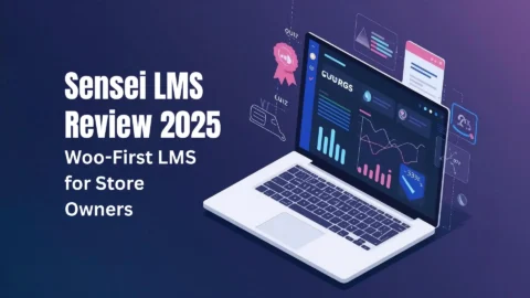 Sensei LMS Review 2025 — WooCommerce-native WordPress LMS plugin overview by TrendMeadow