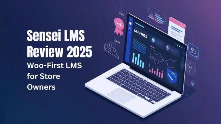 Sensei LMS Review 2025 — WooCommerce-native WordPress LMS plugin overview by TrendMeadow
