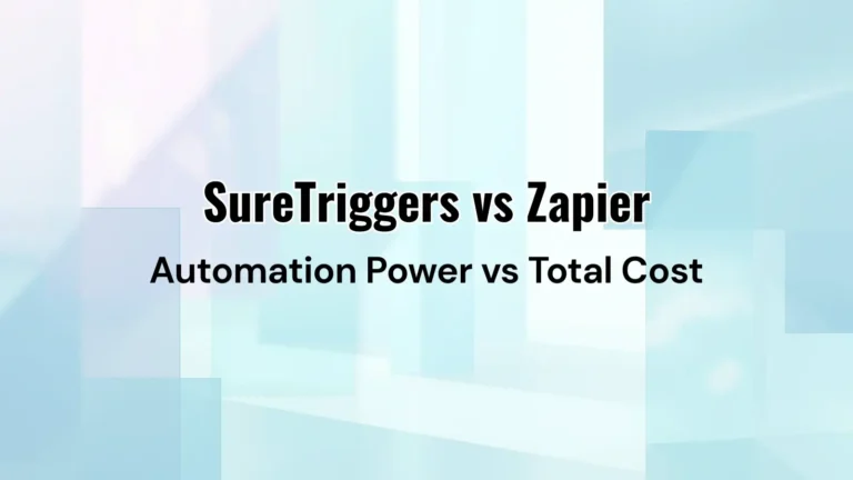 SureTriggers vs Zapier comparison for WordPress automation workflows, trigger timing, and task-based pricing
