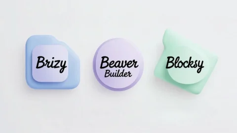 TrendMeadow featured image comparing Brizy vs Beaver Builder vs Blocksy for the fastest WordPress page builder performance test.
